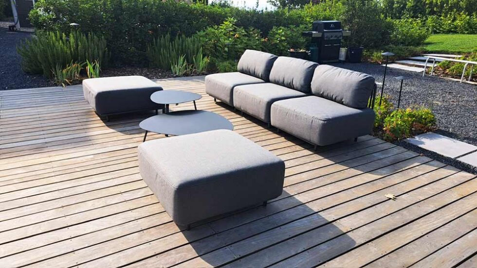 salotto per giardino, progetto verde, rimini